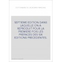 DICTIONNAIRE DE L'ACADEMIE FRANCAISE. SEPTIEME EDITION (1878)