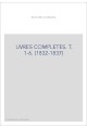 ŒUVRES COMPLETES. T. 1-6. (1832-1837)