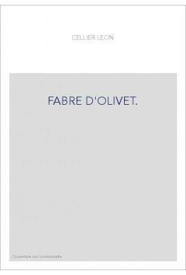 FABRE D'OLIVET.