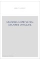 OEUVRES COMPLETES. OEUVRES LYRIQUES.