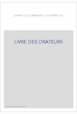 LIVRE DES ORATEURS