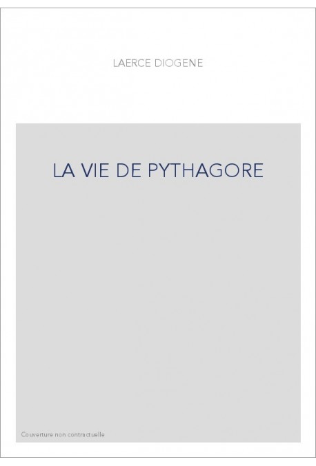 LA VIE DE PYTHAGORE