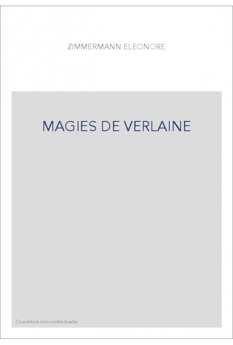 MAGIES DE VERLAINE