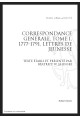 CORRESPONDANCE GENERALE T1 : LETTRES DE JEUNESSE. 1777-1791