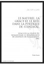 LE NATUREL, LA GRACE ET LE REEL DANS LA POETIQUE DE STENDHAL