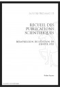 RECUEIL DES PUBLICATIONS SCIENTIFIQUES
