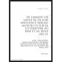 DE L'AMADIS DE GAULE ET DE SON INFLUENCE SUR LES MOEURS ET SUR LA LITTERATURE AU XVI ET AU XVII SIECLE