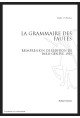 LA GRAMMAIRE DES FAUTES