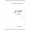 NOUVELLES REMARQUES SUR LA LANGUE