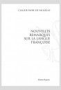 NOUVELLES REMARQUES SUR LA LANGUE