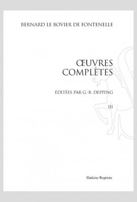OEUVRES COMPLETES ÉDITÉES PAR G.-B. DEPPING.