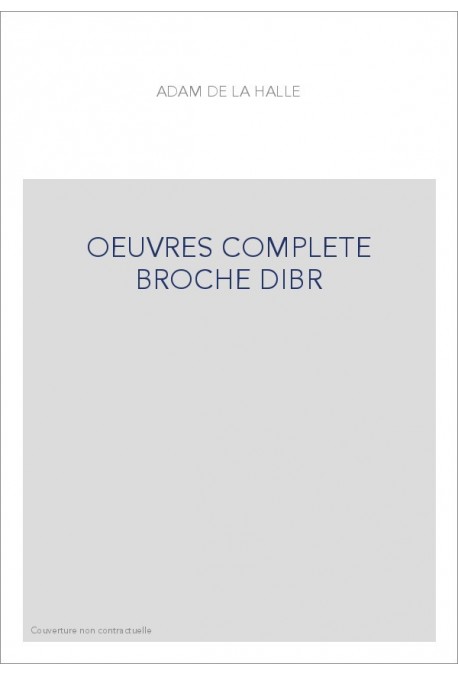 OEUVRES COMPLETES (POESIES ET MUSIQUES).