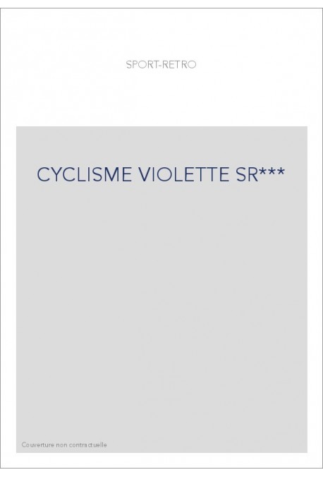 CYCLISME(VIOLETTE)SR***