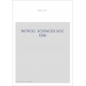 INTROD. SCIENCES SOC ERA