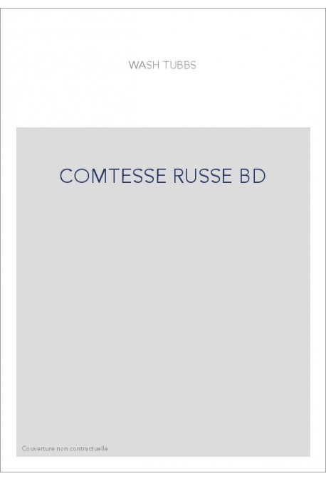 COMTESSE RUSSE BD