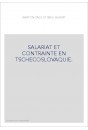 SALARIAT ET CONTRAINTE EN TCHECOSLOVAQUIE.