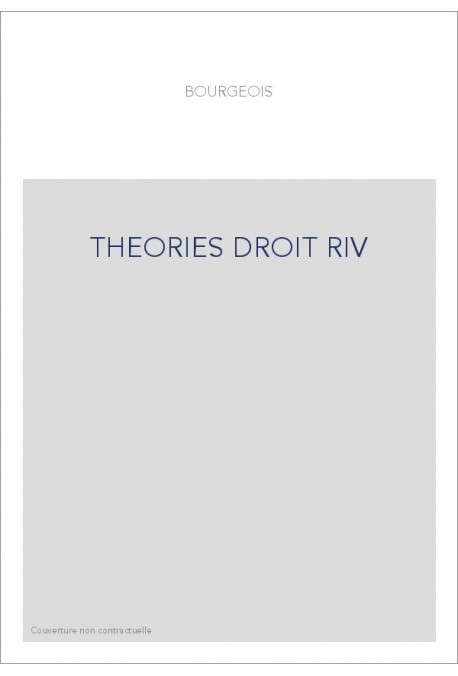 THEORIES DROIT RIV