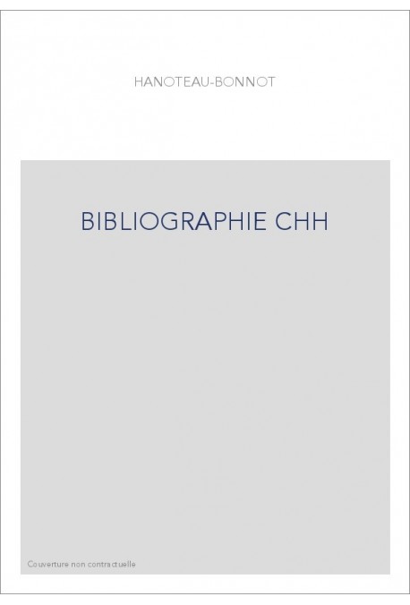 BIBLIOGRAPHIE CHH