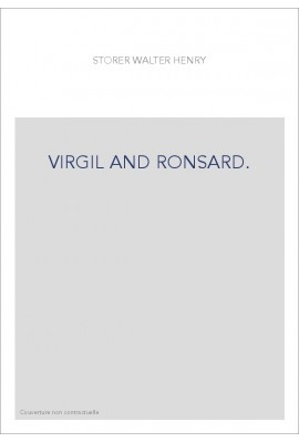 VIRGIL AND RONSARD.