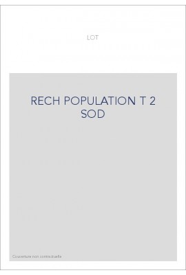 RECH POPULATION T 2 SOD