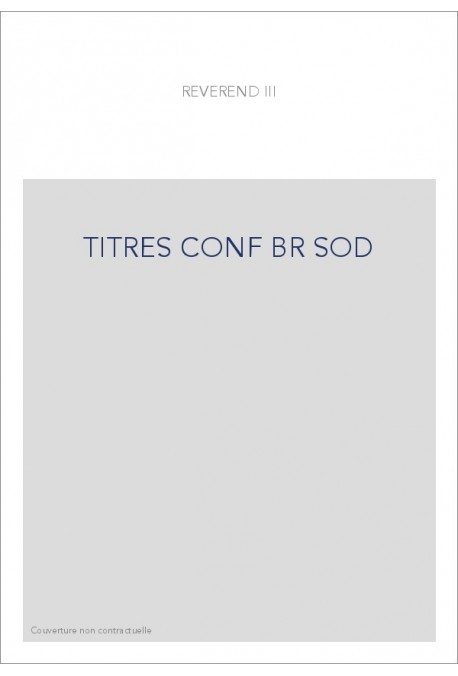 ALBUM DE L'ARMORIAL. TOME III SEUL : TITRES ET CONFIRMATIONS DE TITRES.