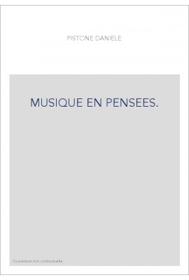MUSIQUE EN PENSEES.