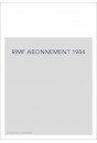 RIMF ABONNEMENT 1984