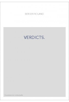VERDICTS.