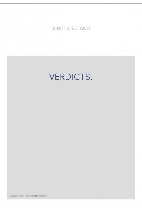 VERDICTS.