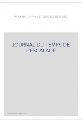 JOURNAL DU TEMPS DE L'ESCALADE