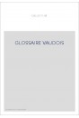 GLOSSAIRE VAUDOIS