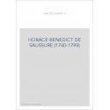 HORACE-BENEDICT DE SAUSSURE (1740-1799)