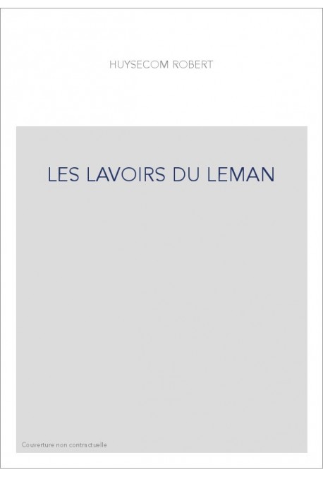 LES LAVOIRS DU LEMAN