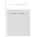 STABILITY OF STATES