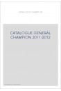 CATALOGUE GENERAL CHAMPION 2020