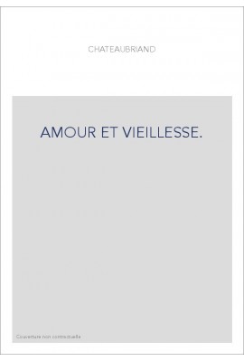 AMOUR ET VIEILLESSE P., 1922.IN-4 DE 43 PP. ET 20 PL. DE FAC-SIMILE H.T.,BR