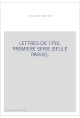 LETTRES DE 1792. PREMIERE SERIE (SEULE PARUE).