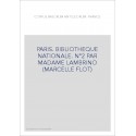 FRANCE. PARIS. BIBLIOTHEQUE NATIONALE (CABINET DES MEDAILLES), PAR MADAME LAMBRINO (MARCELLE FLOT)