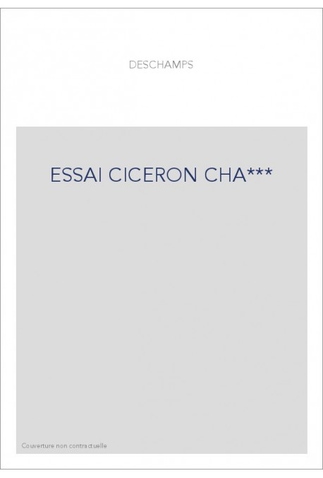 ESSAI BIBLIOGRAPHIQUE SUR M.T. CICERON