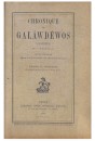 CHRONIQUE DE GALAWDEWOS (CLAUDIUS), ROI D'ETHIOPIE.