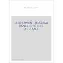 LE SENTIMENT RELIGIEUX DANS LES POESIES D'UHLAND.