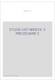 ETUDES CRITIQUES SUR LES SOURCES DE L'HISTOIRE MEROVINGIENNE
