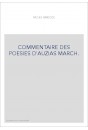 COMMENTAIRE DES POESIES D'AUZIAS MARCH.