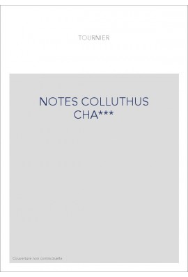 NOTES CRITIQUES SUR COLLUTHUS.