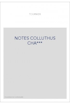 NOTES CRITIQUES SUR COLLUTHUS.