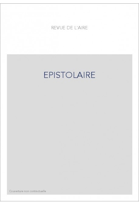 LA LETTRE ET LE JOURNAL PERSONNEL