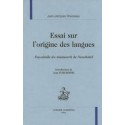 ESSAI SUR L ORIGINE DES LANGUES. FAC-SIMILé DU MANUSCRIT DE NEUCHATEL.