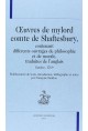 ŒUVRES DE MYLORD COMTE DE SHAFTESBURY, CONTENANT DIFFERENTS OUVRAGES DE PHILOSOPHIE ET DE MORALE