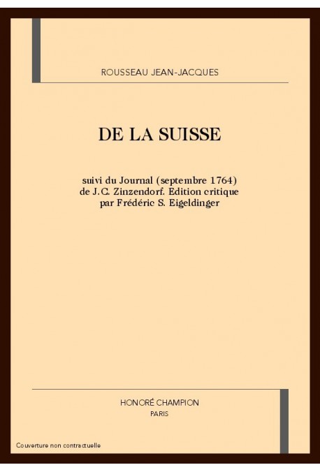 DE LA SUISSE
