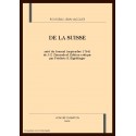 DE LA SUISSE